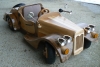 Wooden electric car
